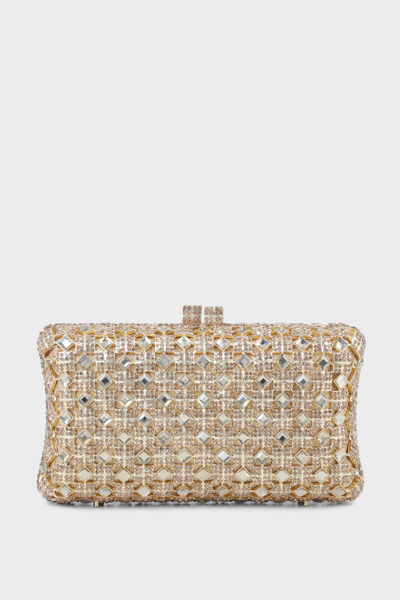 Wedding  Clutch B20785-Golden